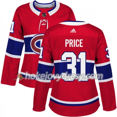 Dámské Hokejový Dres Montreal Canadiens Carey Price 31 Červená 2017-2018 Adidas Authentic